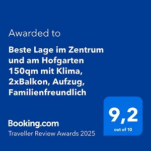 Neu Direkt Im Zentrum Und Am Hofgarten 150qm Mit Klima, 2 Balkons, Aufzug, Familienfreundlich Bayreuth